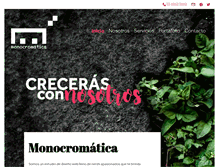 Tablet Screenshot of monocromatica.com.mx